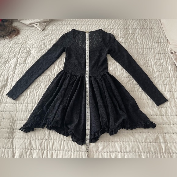 NWOT Black Free People Lace Slip Dress - Picture 6 of 10